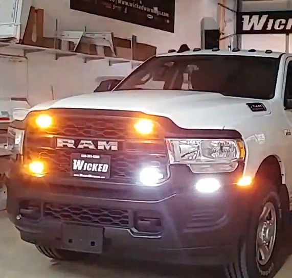 Strobe light installation for fleet vehicles in Orlando